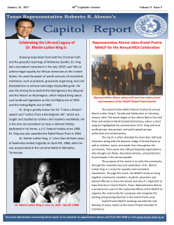 Celebrating the Life and Legacy of Dr. Martin Luther King Jr