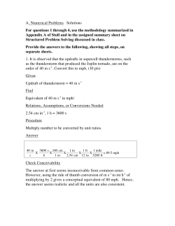 A. Numerical Problems Solutions For questions 1 through 4, use the