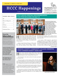 June 2015 - Hudson County Community College