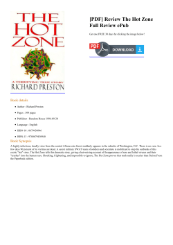 Review The Hot Zone Full Review ePub