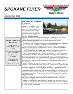 spokane flyer - Washington Pilots Association