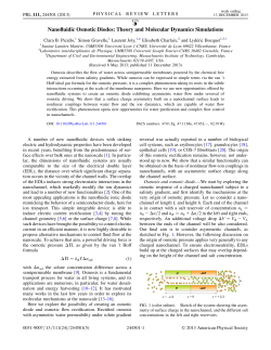 Nanofluidic Osmotic Diodes - ENS-phys