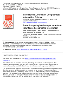 Toward mapping land-use patterns from volunteered geographic