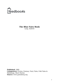 The Blue Fairy Book