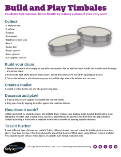 Build and Play Timbales