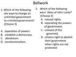 Bellwork