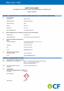 Nitric Acid Less Than 65%