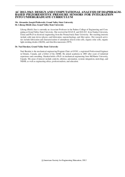 Design and Computational Analysis of Diaphragm