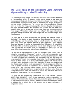 The Guru Yoga of the omniscient Lama Jamyang Khyentse Wangpo