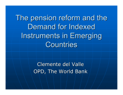 Assessing the Demand for Indexed Instruments in
