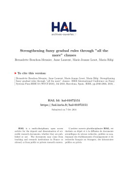 Strengthening fuzzy gradual rules through ``all the more`` clauses