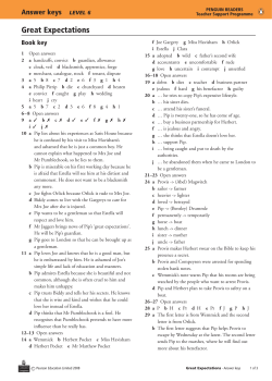 Answer Keys - Penguin Readers