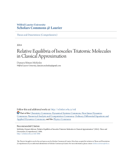 Relative Equilibria of Isosceles Triatomic Molecules in Classical