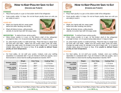 eat how to keep poultry safe to eat (chicken and turkey)