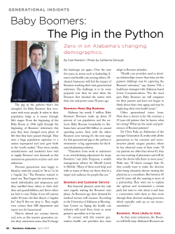 Baby Boomers: The Pig in the Python