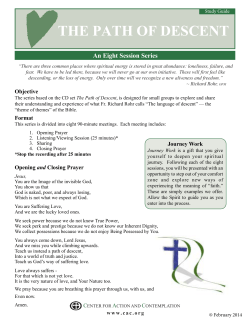 The Path of Descent - Center for Action and Contemplation
