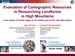 Cartographic Resources