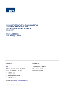 Appendix 4 - Reservoir Assessment