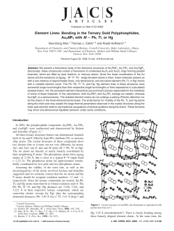 Element Lines: Bonding in the Ternary Gold Polyphosphides