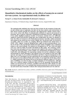 quantitative biochemical studies on the effects of neomycin on