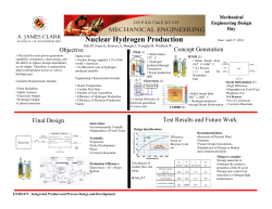 Nuclear Hydrogen Production