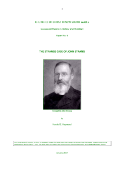 The Strange Case of John Strang