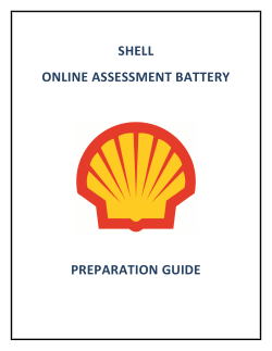 Online Assessment Study Guide