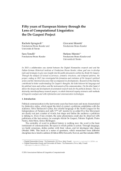 Fifty years of European history through the Lens of Computational