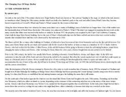 The Changing Face Of Stage Harbor