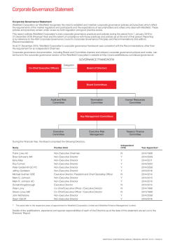Corporate Governance Statement