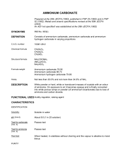 AMMONIUM CARBONATE