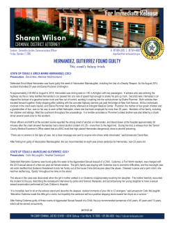 Hernandez, Gutierrez Found Guilty, 10/02/2015