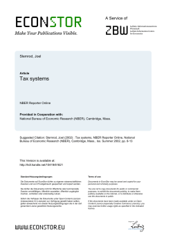 Tax systems