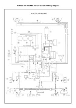 Wiring diagram Nuffield 3-45 and 4-65