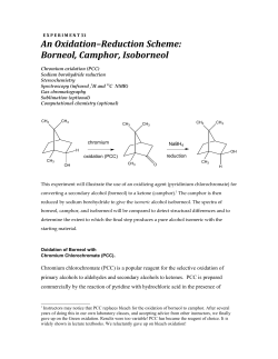 An Oxidation&ndash;Reduction Scheme
