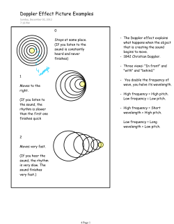 Doppler Effect Picture Examples