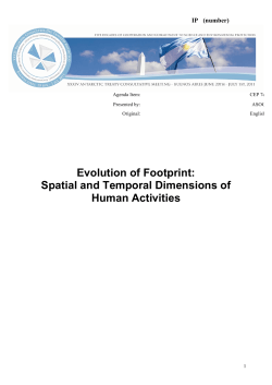 Evolution of Footprint - Antarctic and Southern Ocean Coalition
