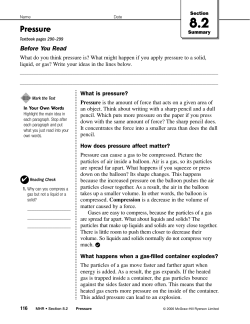 8.2 Pressure - Blog 44 Sites