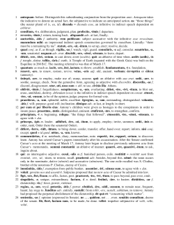 1 antequam: before. Distinguish this subordinating conjunction from