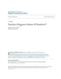 Preacher`s Magazine Volume 39 Number 07