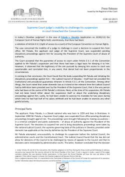 PR - Chamber Judgment - HUDOC