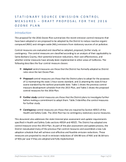 Draft Measures - Santa Barbara County Air Pollution Control District