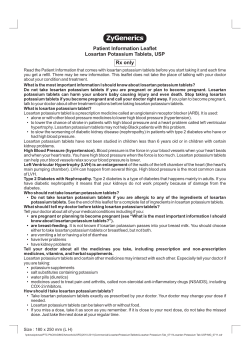 Losartan Potassium Tablets