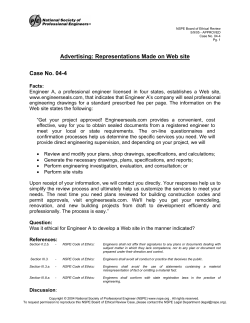 Advertising: Representations Made on Web site Case No. 04-4