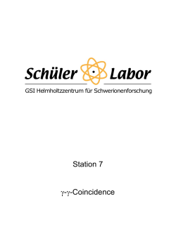 Station 7 &gamma;-&gamma;-Coincidence