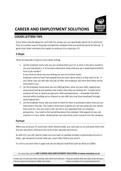Cover Letter Handout PDF, 218.01 KB