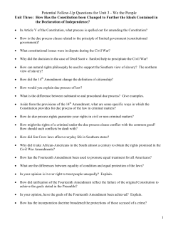 Questions for We the People Program