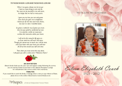 to those whom i love and those who love me