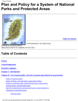 National parks - Organization of American States