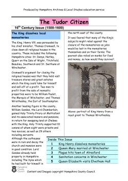 The Tudor Citizen - Hampshire County Council